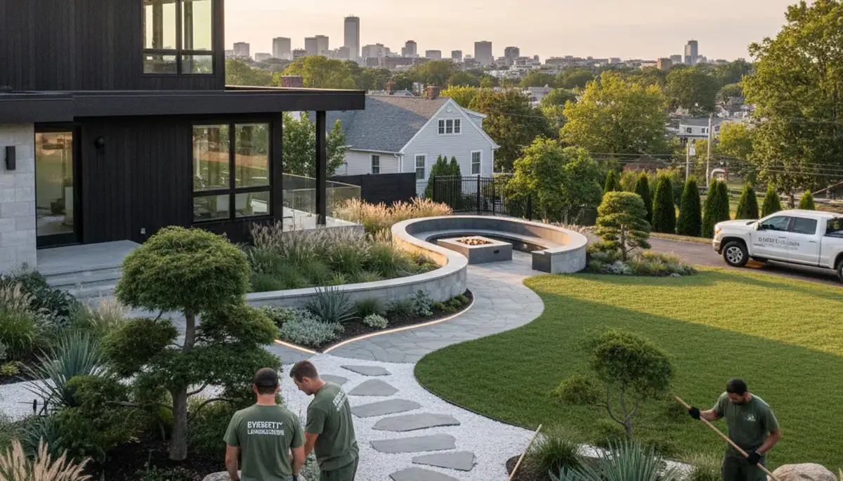 Landscaping services in Saugus, MA for lawn care, garden design, and property maintenance