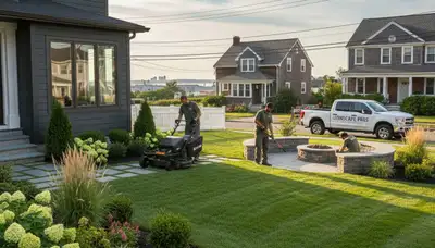 Landscaping service in Saugus, MA for lawn care, garden maintenance, and yard cleanup