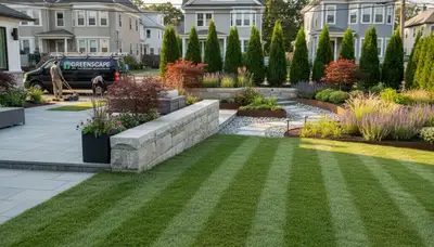 Landscaping services in Saugus, MA for lawns, garden beds, and outdoor property maintenance