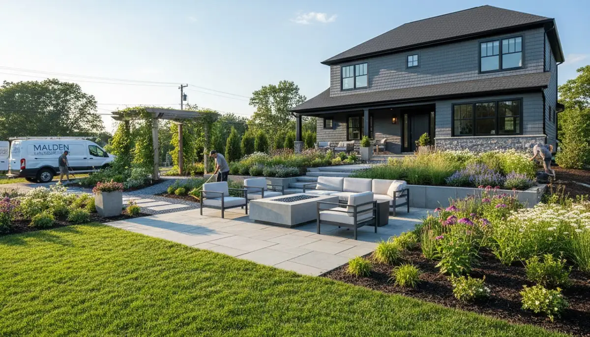 Landscaping services in Saugus, MA for lawn care, garden design, and property maintenance