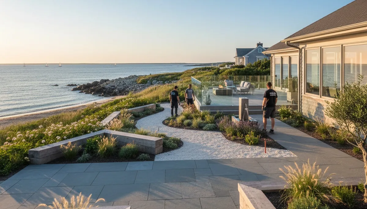 Landscaping service in Saugus, MA for residential lawn care and outdoor property maintenance