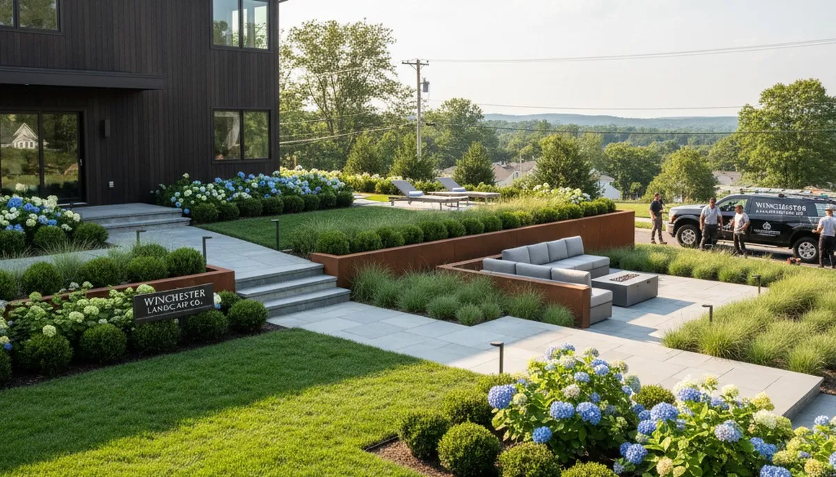 Landscaping services in Saugus, MA for lawn care, mulch installation, and yard maintenance