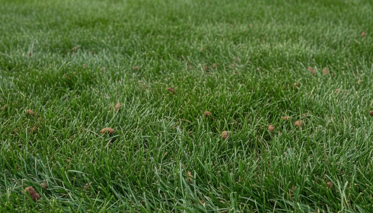 Post-aeration lawn recovery with new grass growth by Chop Chop Landscaping in Saugus, MA